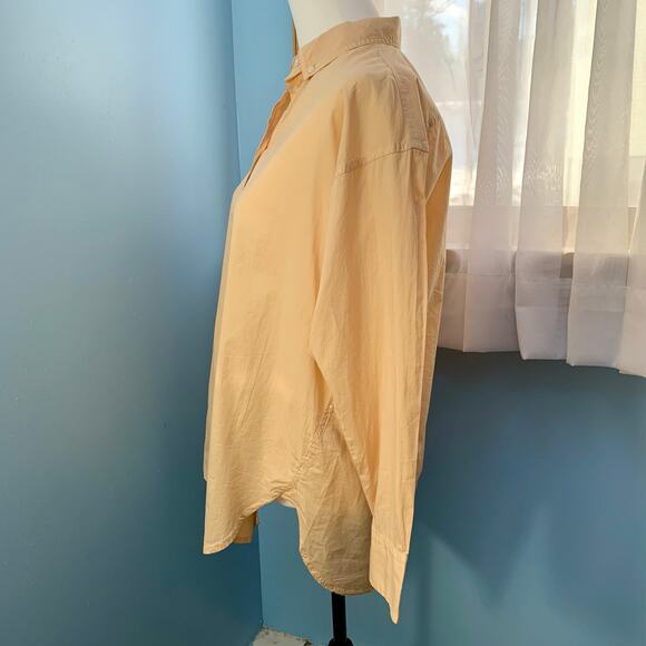 J, Crew Relaxed-fit Garment-dyed Lightweight Cotton Poplin Shirt Size 8 - Picture 4 of 8